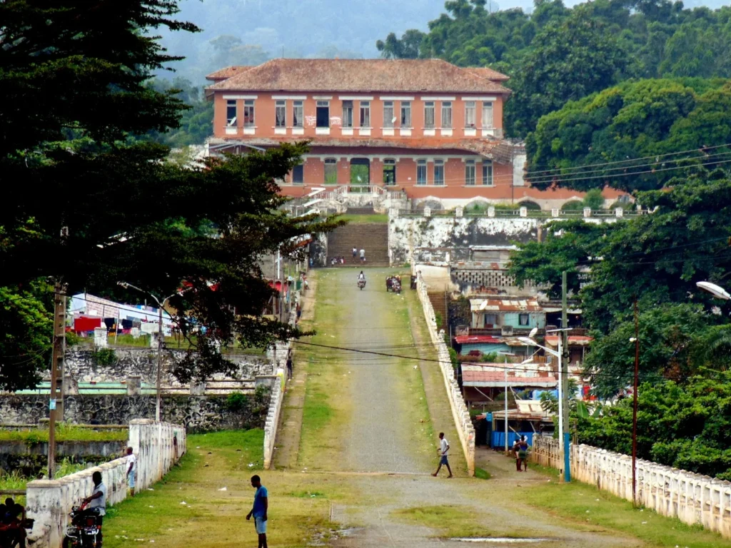 Roca Agosinho neto seen on a Northern Road Sao Tome Tour